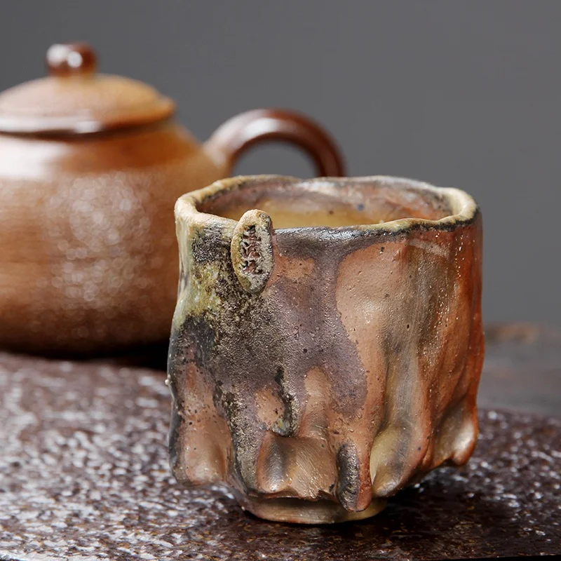 Некрасиво чашки грубая Керамика дрова керамическая чашка японский упрощенный