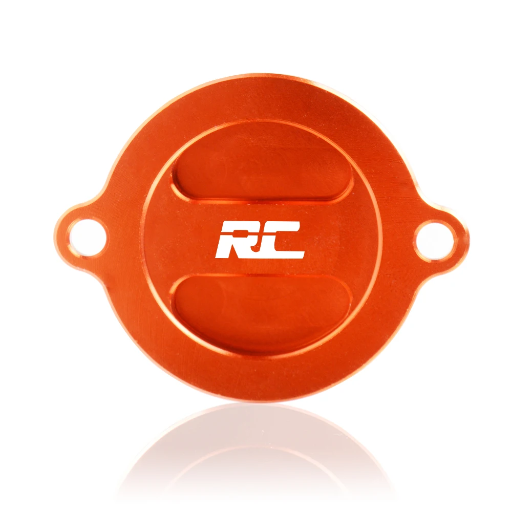 

Motorbikes Motocross Orange Engine Oil Filter Cover Cap For RC125 RC 125 2014-2017 RC200 2014-2015 RC390 2014-2018 2015 2016