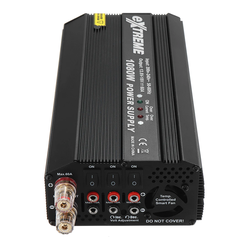 Высокая производительность SKYRC Экстремальный PSU 1080 Вт 18 в 60А адаптер питания портативный вентилятор охлаждения для ISDT T8 i зарядное устройство X6 308 4010 зарядное устройство
