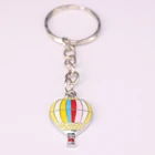 1 шт.; Лидер продаж; С изображением воздушных шаров Подвески Брелок для ключей брелок для ключей сувенирное кольцо подарки пара украшения для дамской сумочки аксессуары KC30