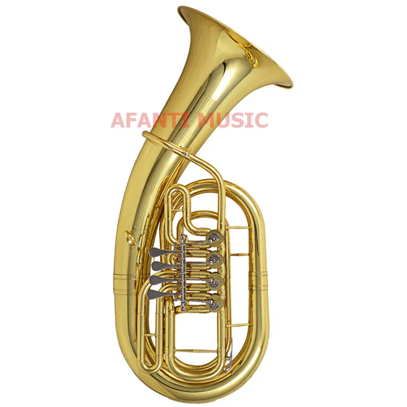 Музыкальный Bb тон Afanti/желтая латунная/Золотая Лаковая баритона (BAR 116)|bb baritone|brass