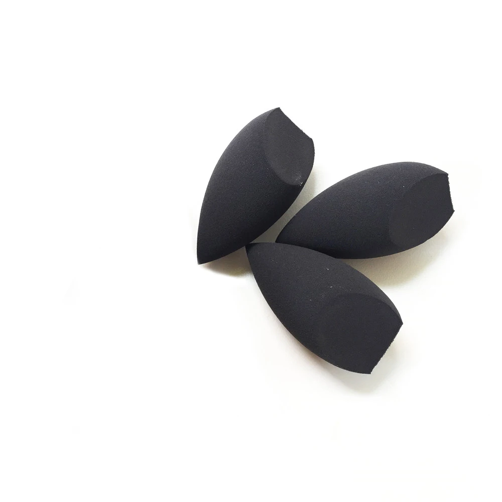 3-Black-Sponges CHERRY DARLING Definer beauty Makeup Blending Sponge-черный-Мягкий косметический аппликатор для кремовой жидкой основы и порошков - Цвет: 3-Black-Sponges