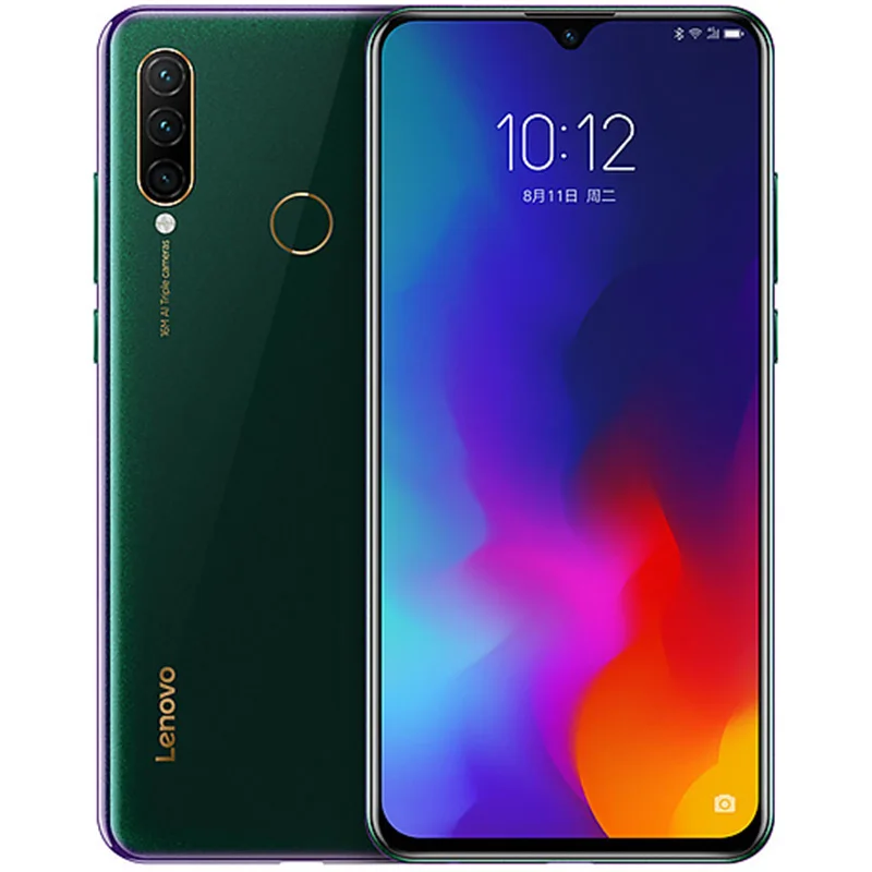 Green Color Lenovo Z6 Lite с глобальной прошивкой, 6,3 дюймов, 6 ГБ ОЗУ, 64 Гб ПЗУ, OTA Snapdragon 710, четыре ядра, 4G LTE, 16 МП, экран капли воды, 4050 мАч, смартфон - Цвет: Green Color