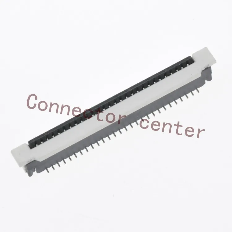 Оригинальный FPC/FFC разъем ZIF для Entry1.0mm шаг 28Pin 2-рядный вертикальный тип |