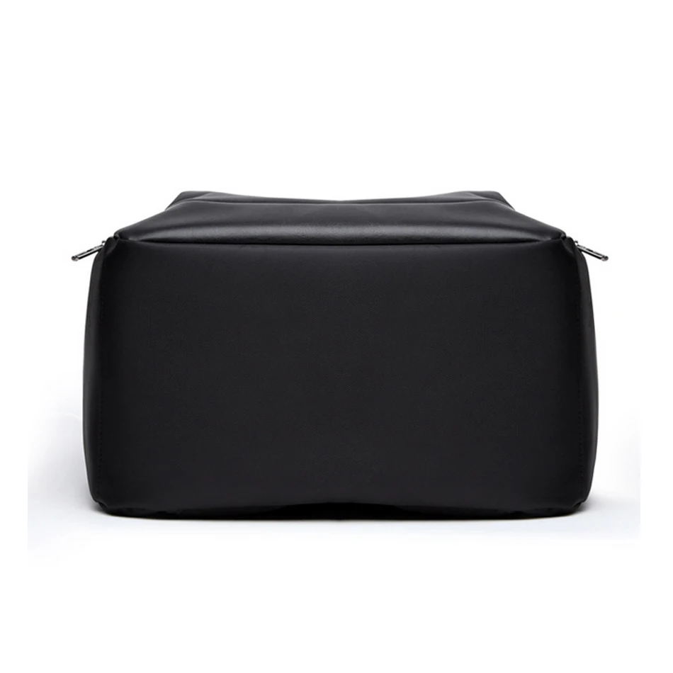 Мужской деловой рюкзак с USB зарядкой черный красный или синий водонепроницаемый