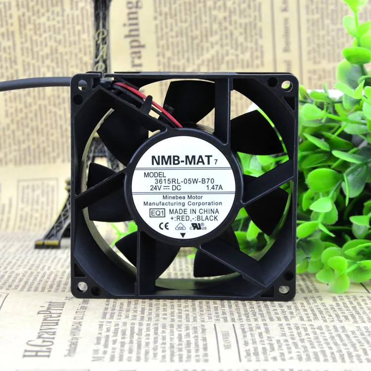 Для бесщеточного вентилятора постоянного тока NMB 3615RL 05W B70 E00 24VDC 1.47A 92X38.4MM 90 мм 9 см