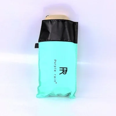 light green Модный Компактный Карманный Зонт, Женский Зонт от дождя, складной солнечный зонт для мужчин, детей, женщин, Plegable Paraguas Parapluie - Цвет: light green