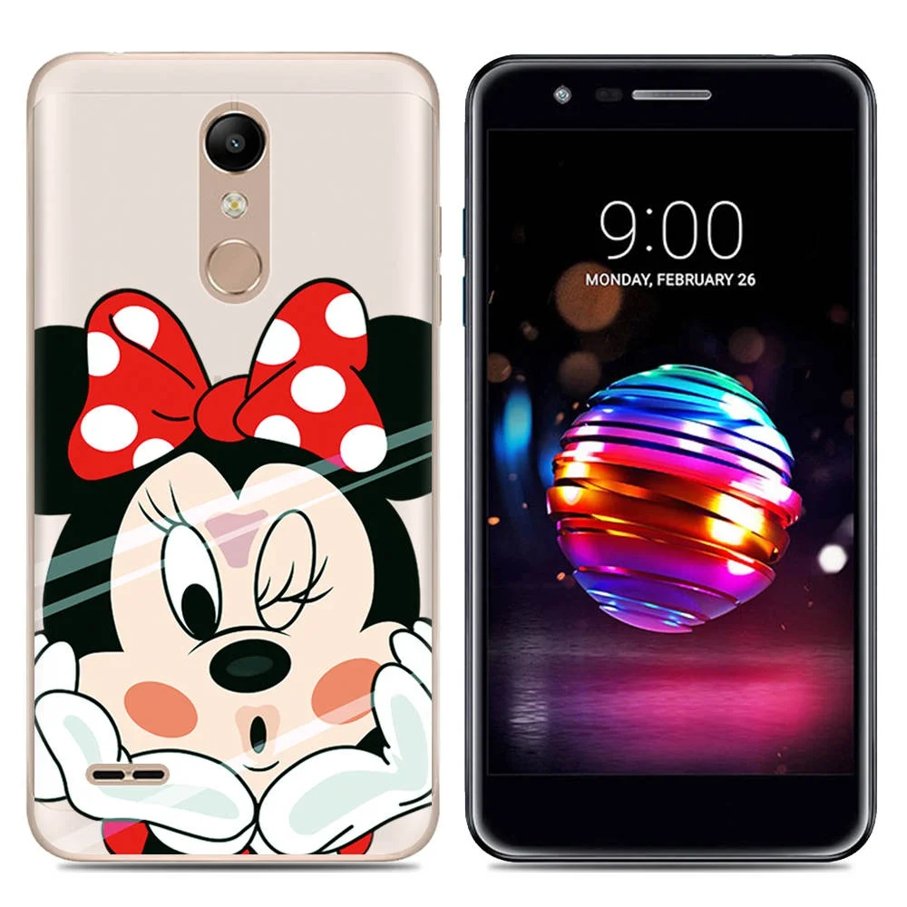 For LG K11 2018 Case Cover 5.3&quot Cartoon Silicone Back Phone for K 11 Fundas Capa |