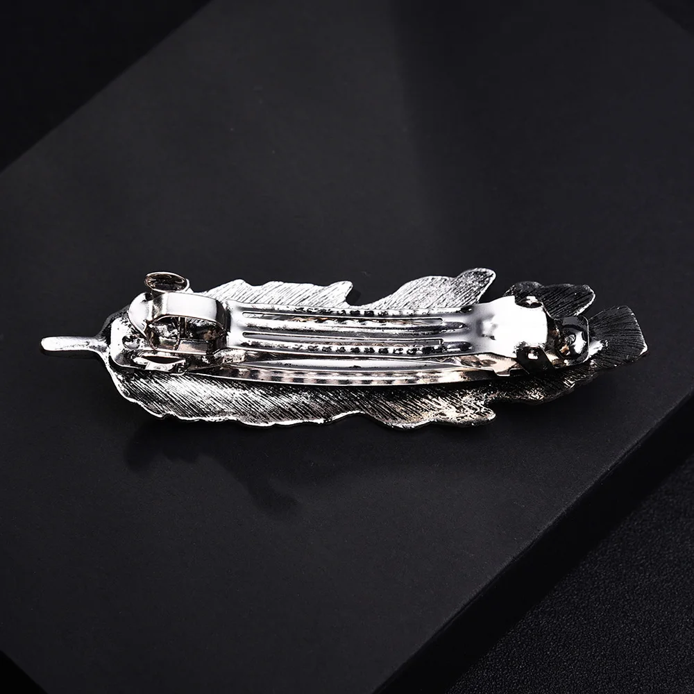 Женские винтажные аксессуары из искусственных перьев ювелирные в стиле ретро