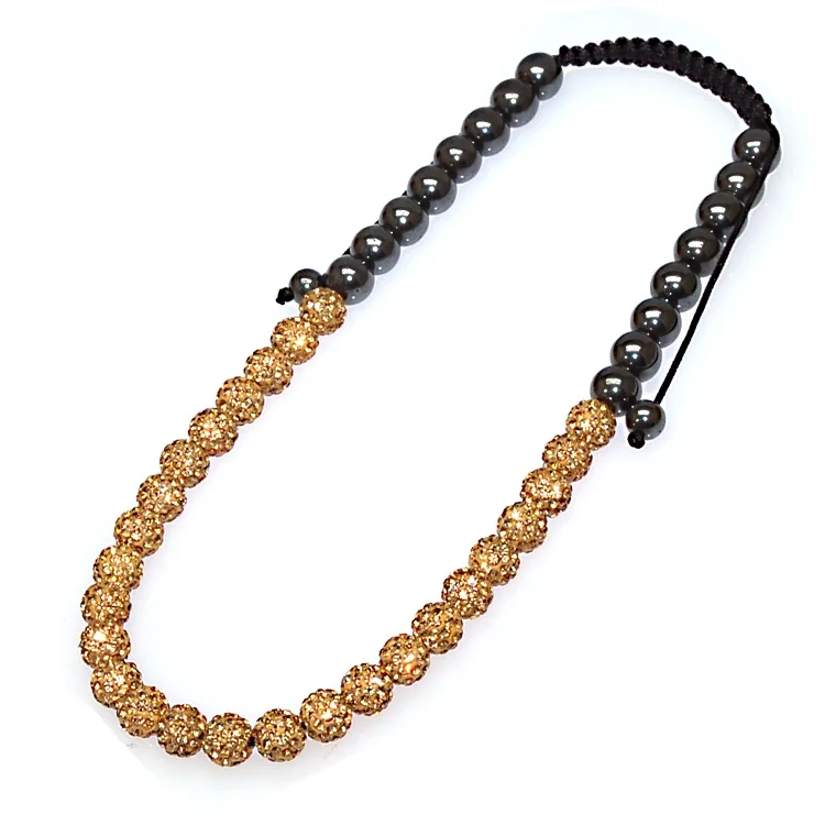 Женское Ожерелье с кристаллами и микро инкрустацией фианитами|necklace with|crystal