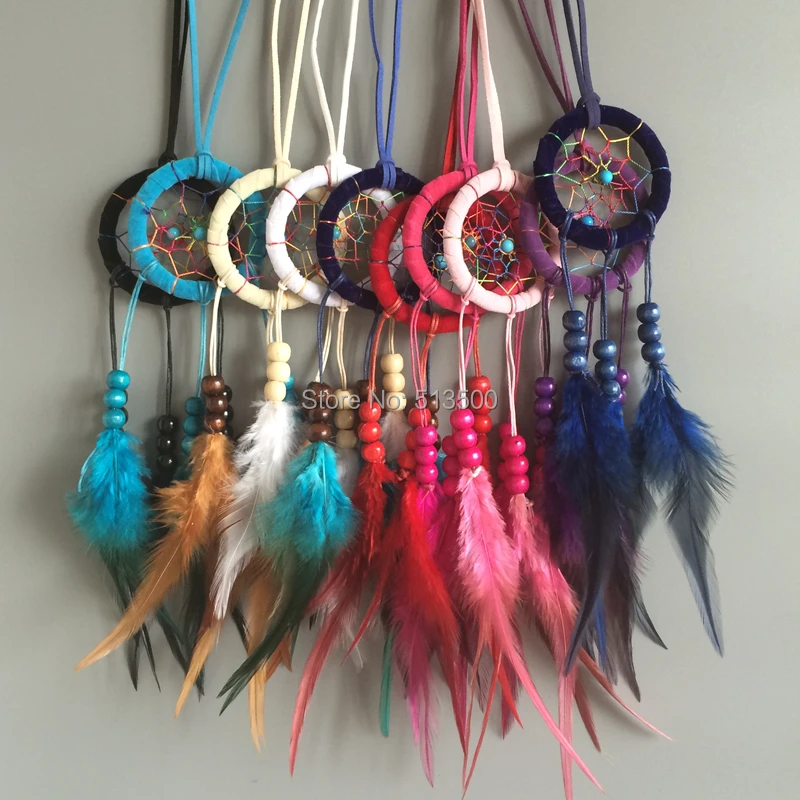 Ожерелье в виде пера Ловец снов аксессуары для интерьера автомобиля украшение