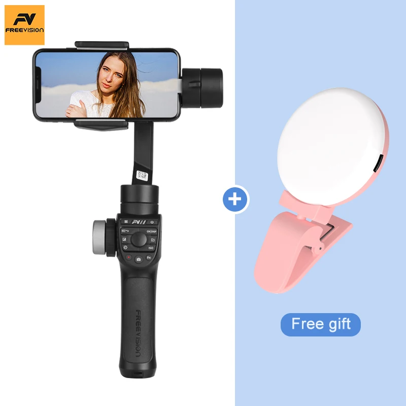 Freevision Vilta M Pro карданный 3-осевой Ручной Стабилизатор для смартфона для huawei P30 Pro IPhone X XS samsung Galaxy S9 S8 плюс - Цвет: Only M Pro