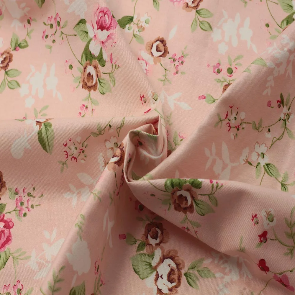 2017 5 шт. Изысканная Роза хлопка Ткань печатных серии Связки удобные DIY лоскутное