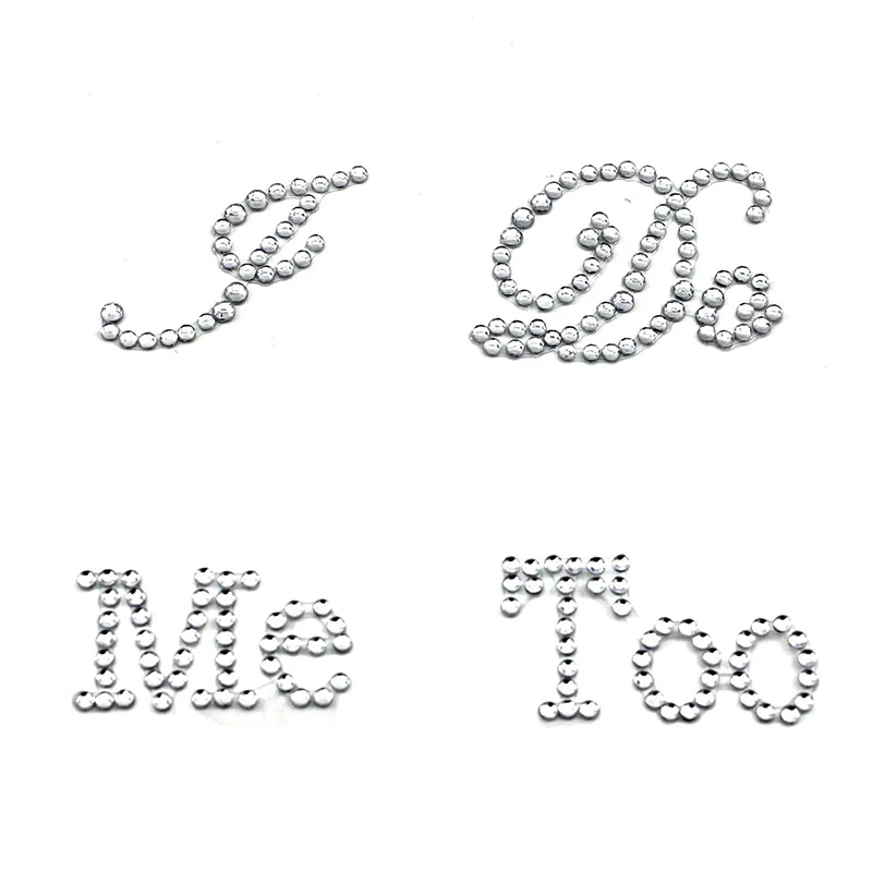1 комплект свадебные наклейки на высоком каблуке I Do Me Too Свадебная наклейка для