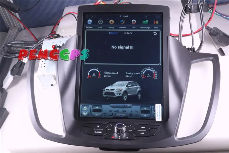 Чистый Android 7,1 Tesla стиль автомобиля радио gps навигация для Ford Kuga 2013- без dvd-плеер автомобиля стерео аудио головное устройство мультимедиа
