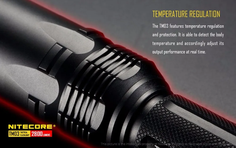 NITECORE TM03 TM03CRI тактический фонарь XHP70 Светодиодный max 2800LM Луч расстояние 289 метров уличный фонарик с IMR18650 батарея