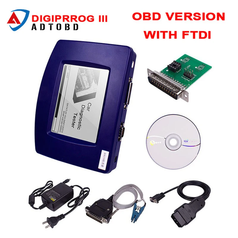2018 Основной блок Digiprog III V4.94 3 с OBD2 ST01 ST04 кабель коррекция одометра инструмент Digiprog3
