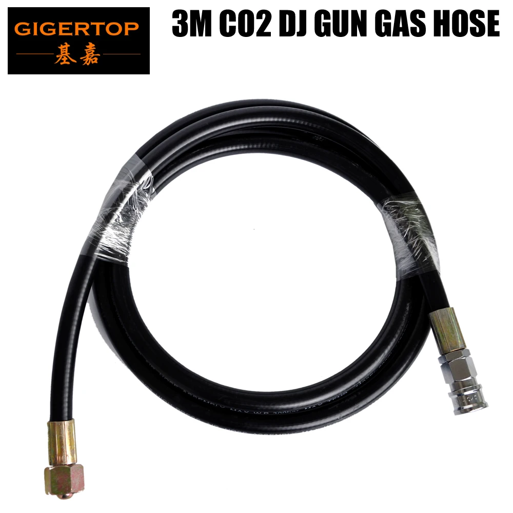 Газовый шланг Gigertop Co2 DJ 3 м/6 м/10 м в длину с быстроразъемным соединителем