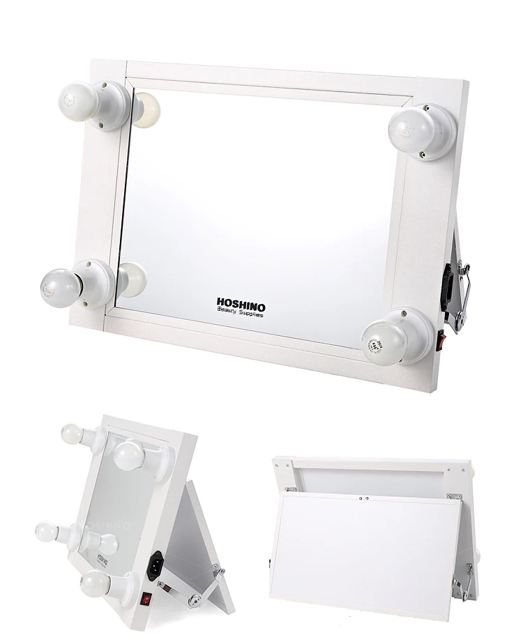 Регулируемые 4 Светодиодов Зеркало С Подсветкой Для Макияжа портативный