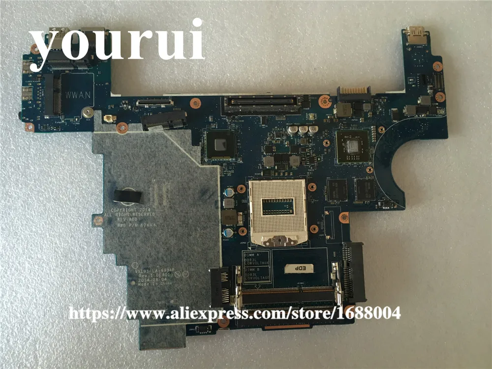 Для Dell Latitude E6440 Материнская плата ноутбука N23JF LA 9934P 0N23JF CN VAL91 w/ 216 0841009