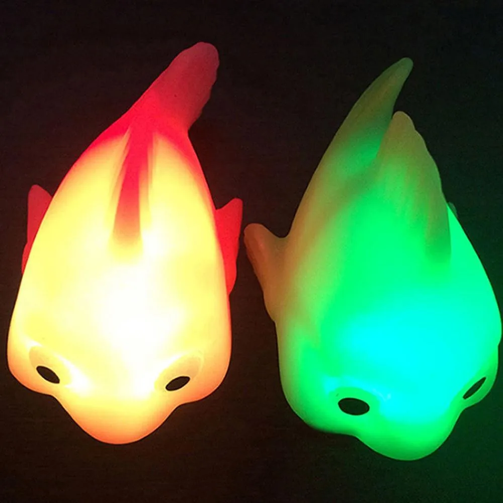 Ночные светильники для ванной Светодиодная лампа рыбы детские игрушки водная