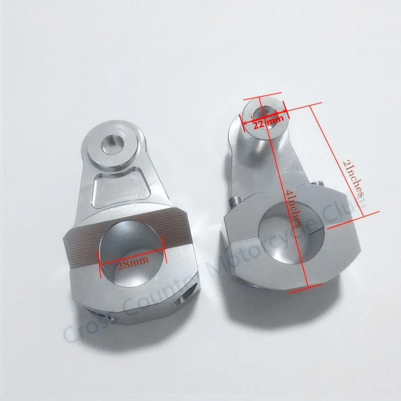 Универсальный 2 дюймов поворотными мотоцикл образного руля для 22 мм/28 мм баров