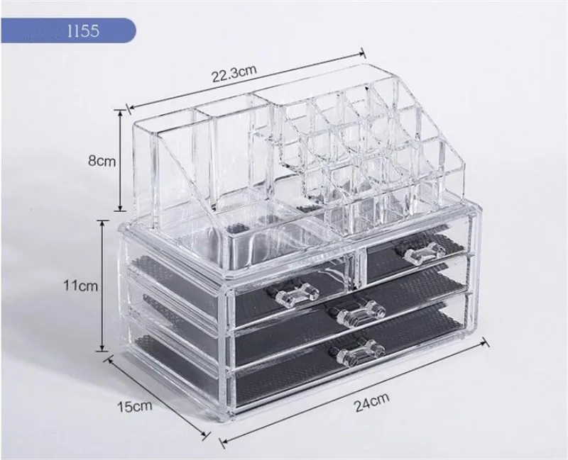 Органайзер для косметики 1 шт. коробка хранения демонстрационная акриловая