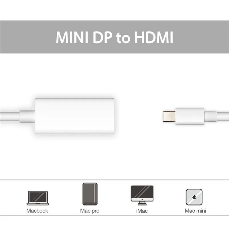 MOOJECAL для Apple Mac Macbook Pro Air HDMI адаптер кабельнь мини-дисплей Порт DP USB Аудио кабель |