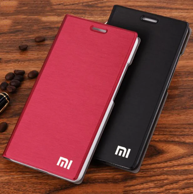 Чехол для Xiaomi mi4 M4 MI 4 роскошный тонкий флип-чехол из искусственной кожи