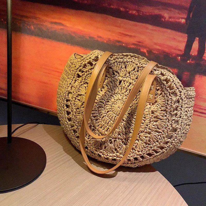 Ручной работы круглый Женская сумка через плечо сумки из натуральной кожи в