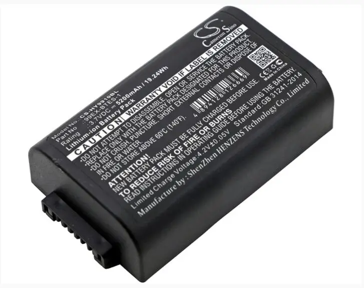 Аккумулятор Cameron Sino 5200 мАч для DOLPHIN 99EX BTEC 99EXhc 99GX 1 BTES HONEYWELL 99GX|Цифровые аккумуляторы|