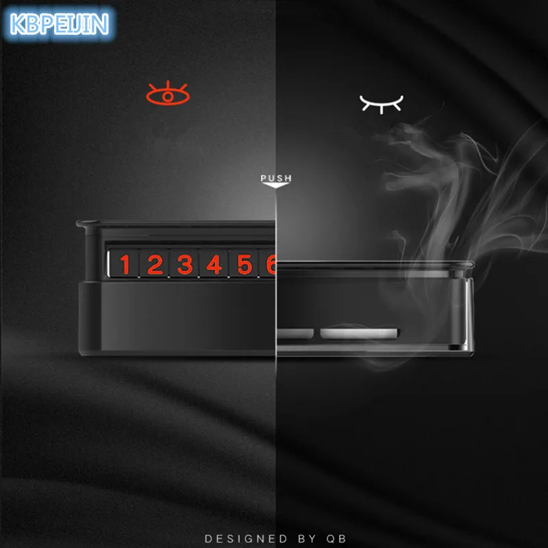 Высококлассная Автомобильная карточка для временной парковки ароматерапия 2 и 1