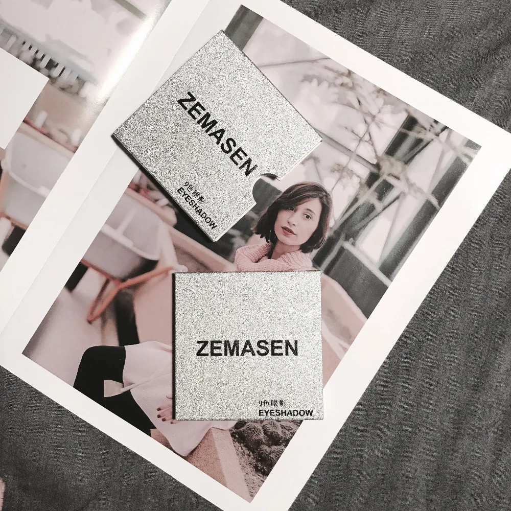 ZEMASE бренд 9 цветов Shimmer матовая палитра теней для век стойкий водонепроницаемый
