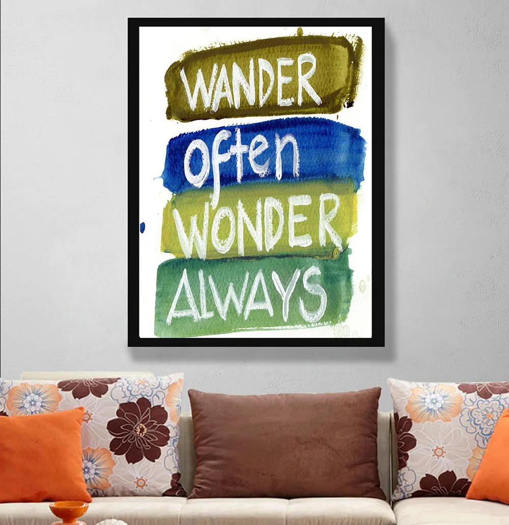 Успех-Мотивационная Цитата жизни минималистичное искусство холст плакат печать