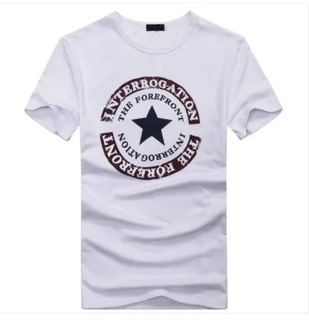 men t shirt Men's Fashion Short Sleeve Tee T Shirts Good Quality Retail Drop Shipping Wholesale Free Shipping|shirt reviews|shirt smallshirt