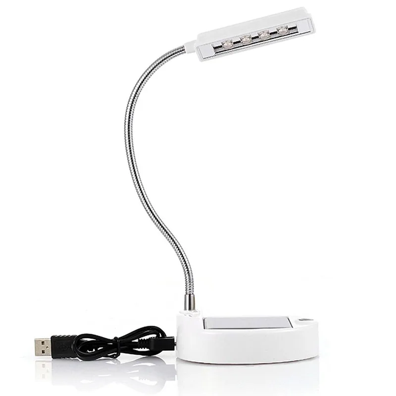 TAMPROAD гибкий Gooseneck Стиль Мини Солнечный стол настольная лампа ПК USB зарядное