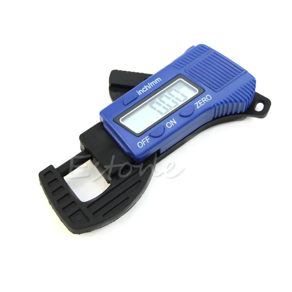 OOTDTY 0-12.7mm Electronic Digital LCD Thickness Caliper Carbon Fiber Micrometer Guage | Инструменты