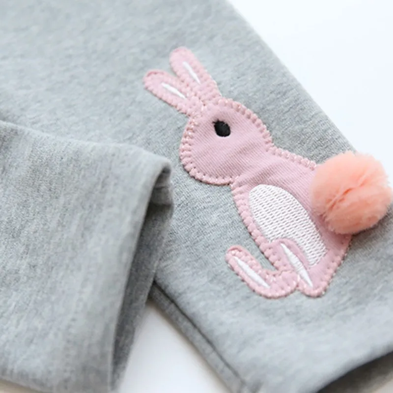 Женские демисезонные милые леггинсы для маленьких девочек теплые брюки с