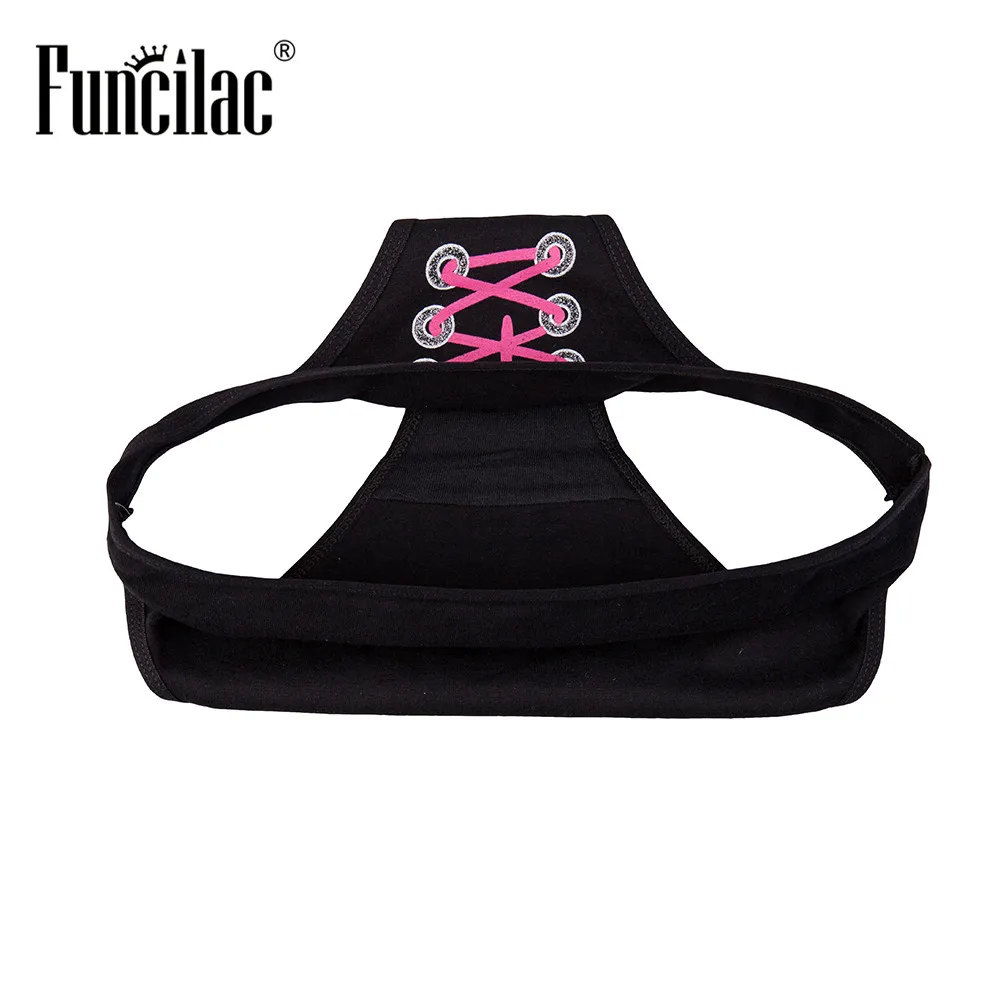 

FUNCILAC Women's Underwear Solid Color Cotton Cute Print Brief Panties Underpants 5pcs/lot