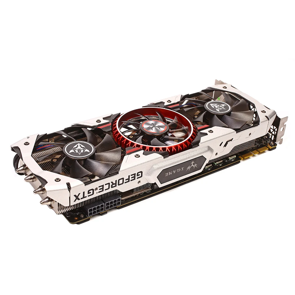 Красочные iGame GTX 1080Ti вулкан AD видео игр Графика карты 1708 мГц 11 г GDDR5X 352bit SLI VR Ready