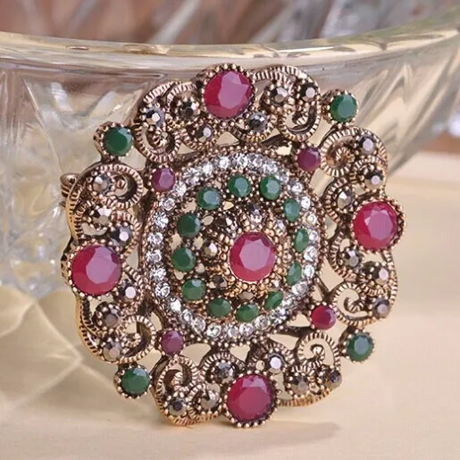 Благоприятный новый год блестящие Хиджаб Аксессуары Мода Женская Винтажная