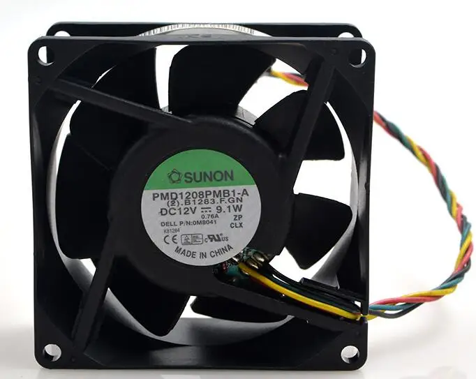 

SUNON PMD1208PMB1-A DC12V 9.1W 8CM 80384 wire cooling fan