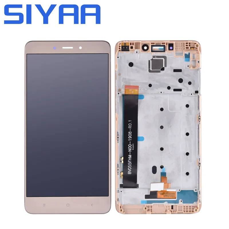 ЖК дисплей с 3D сенсорным экраном и дигитайзером в сборе для XiaoMi Redmi Note 4 запасные