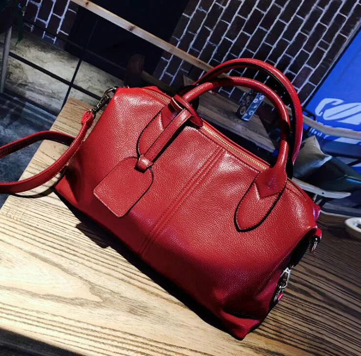 Красный Роскошные сумки женские дизайнерские Сумки из искусственной кожи bolsa feminina женские сумки через плечо женские сумочки - Цвет: Красный