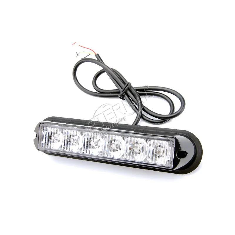 

6LED 6 W светодиодной вспышки света вспышки Предупреждение чрезвычайных Туман Вождение габаритные лампы Тюнинг автомобилей мотоциклов 4x4 гру...