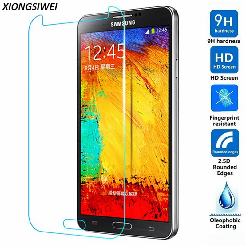 Защита экрана для Samsung Galaxy Note 3 N9000 N9002 N9005 закаленное стекло 9H 2.5D тонкая
