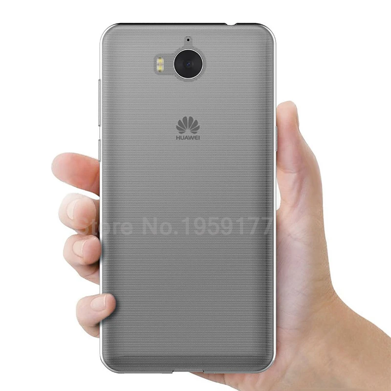 MODAZONGYE оригинальный мягкий прозрачный чехол Huawei Y6 2017 силиконовая задняя крышка