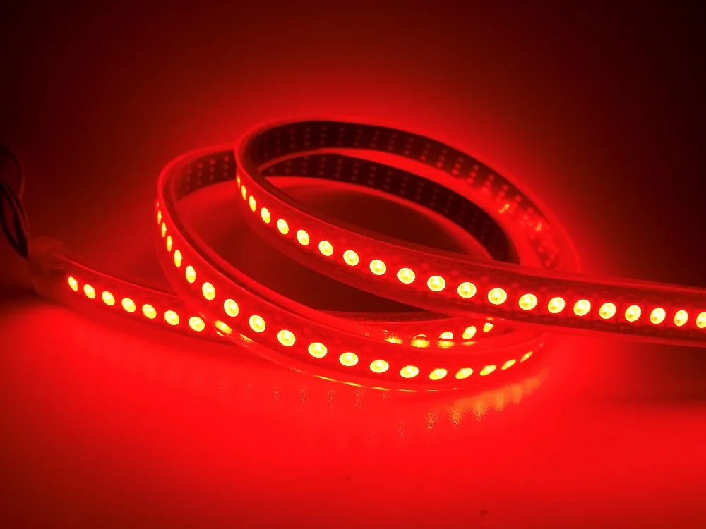 Цветная(RGB) светодиодная лента Водонепроницаемый ws2811 ws2812 5 до 5 лет, 12 V 5050 Светодиодный светильник полосы 5v 12v 30/60/144 Led/m ws2812b мечта Цвет светодиодные полосы ленты