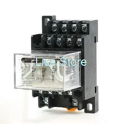 

Реле питания общего назначения AC12V 3PDT 11P LY3J 5A 250VAC/28VDC w Base