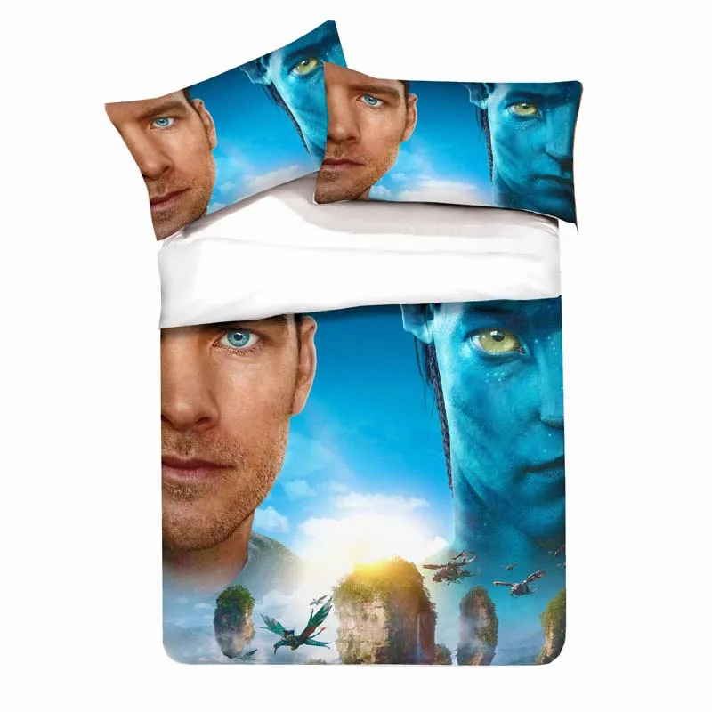 Avatar 3D bedding set Duvet Covers Pillowcases Transformers Optimus Prime Bumblebee comforter bedding sets bedclothes bed linen - Цвет: 6